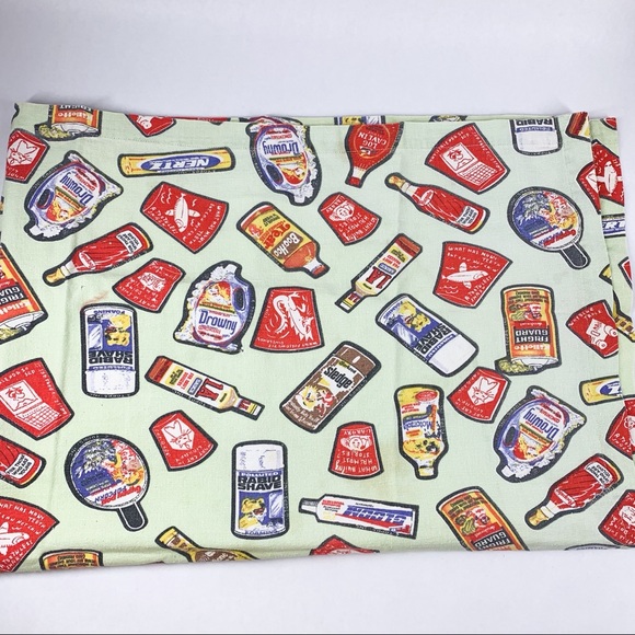 Vintage WACKY PACKAGES Drowny Boo-Hoo Fabric